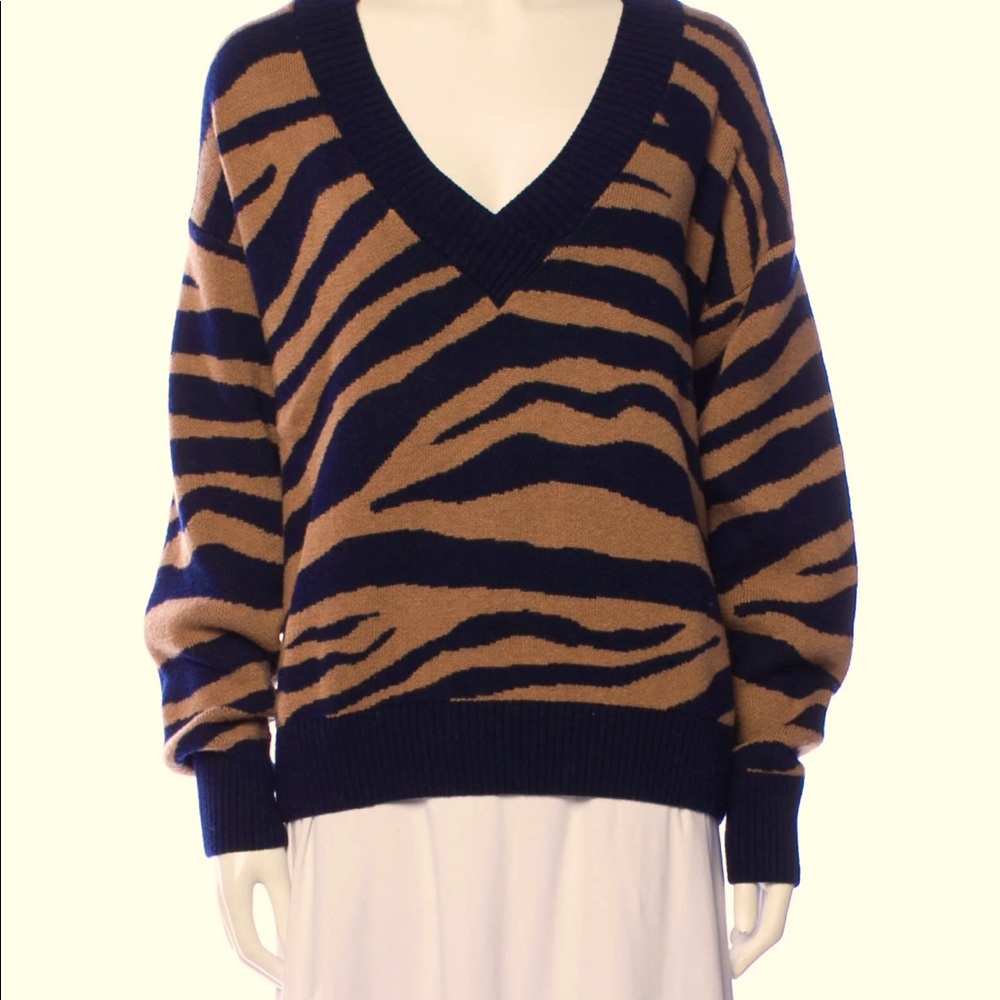 ANTHROPOLOGIE VARLEY V-NECK SWEATER XS